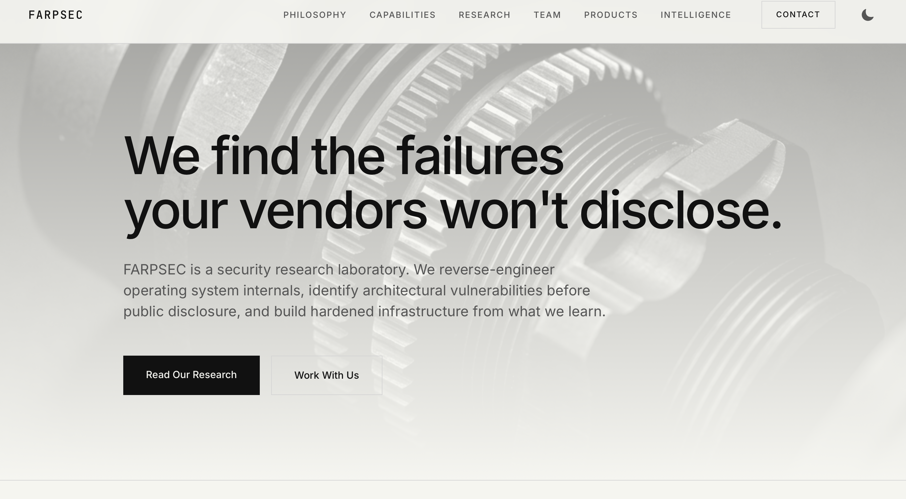 FARPSEC landing page